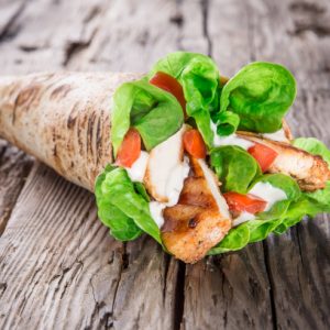 Fried Chicken Strips Wrap